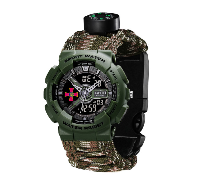 Patriot 005AGSU ЗСУ Паракордовий ремінець Camo Green + Коробка