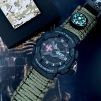 Patriot 005BKSU ЗСУ Чорні Паракордовий ремінець Army Green + Коробка