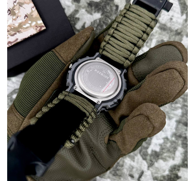 Patriot 005CMGYSU ЗСУ Сірий камуфляж Паракордовий ремінець Army Green + Коробка