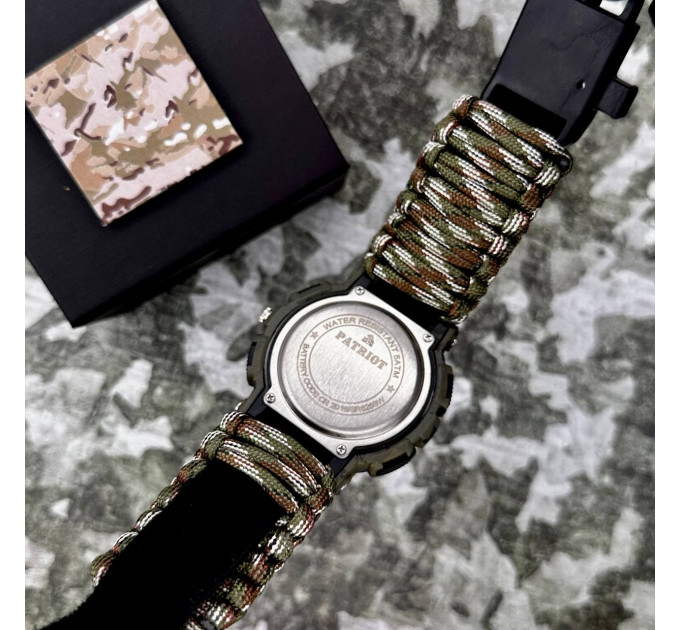 Patriot 005CMGRSU ЗСУ Зелений камуфляж Паракордовий ремінець Camo Green + Коробка.