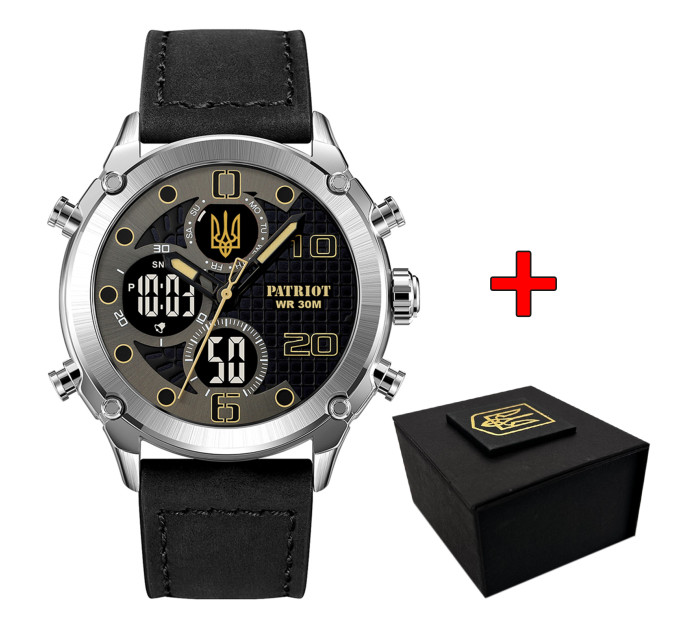 Patriot 017SIBK Тризуб золото Silver-Black