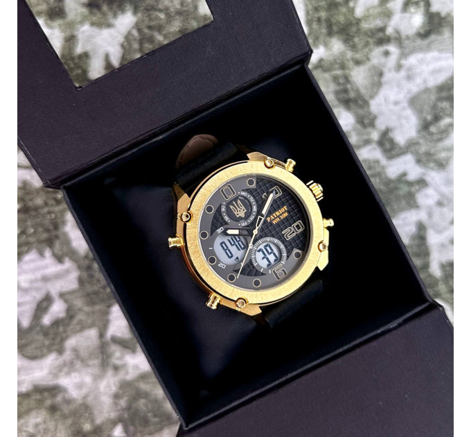 Patriot 017GDBK Тризуб золото Gold-Black.