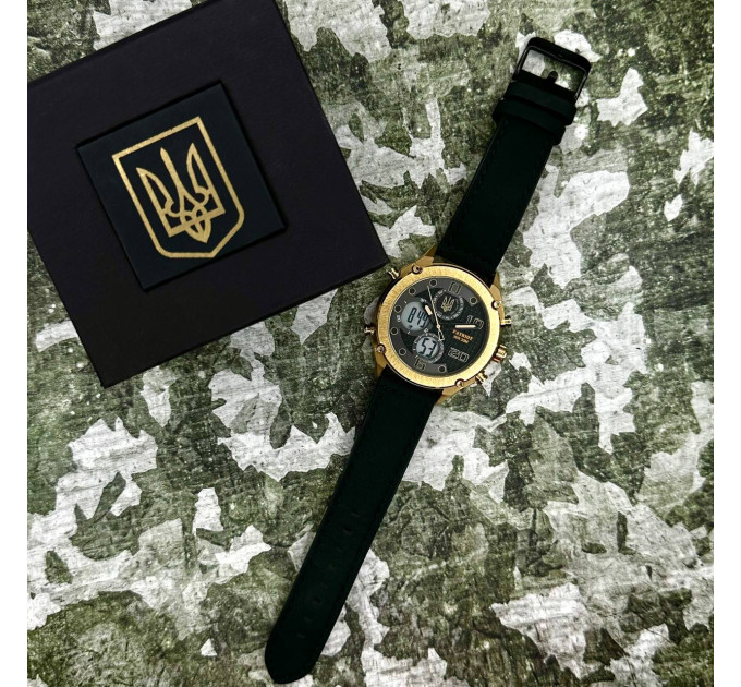 Patriot 017GDBK Тризуб золото Gold-Black.