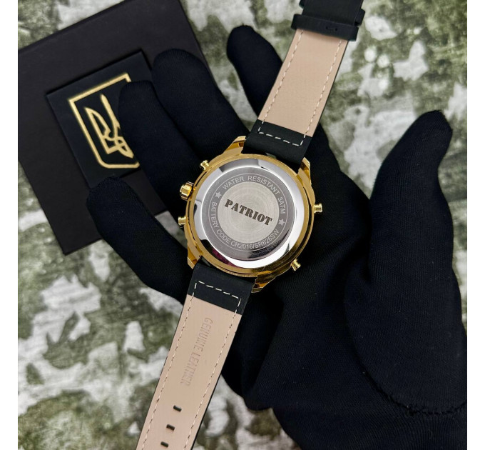 Patriot 017GDBK Тризуб золото Gold-Black.