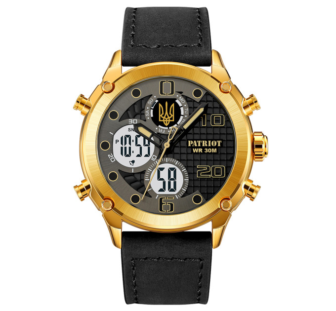 Patriot 017GDBK Тризуб золото Gold-Black.