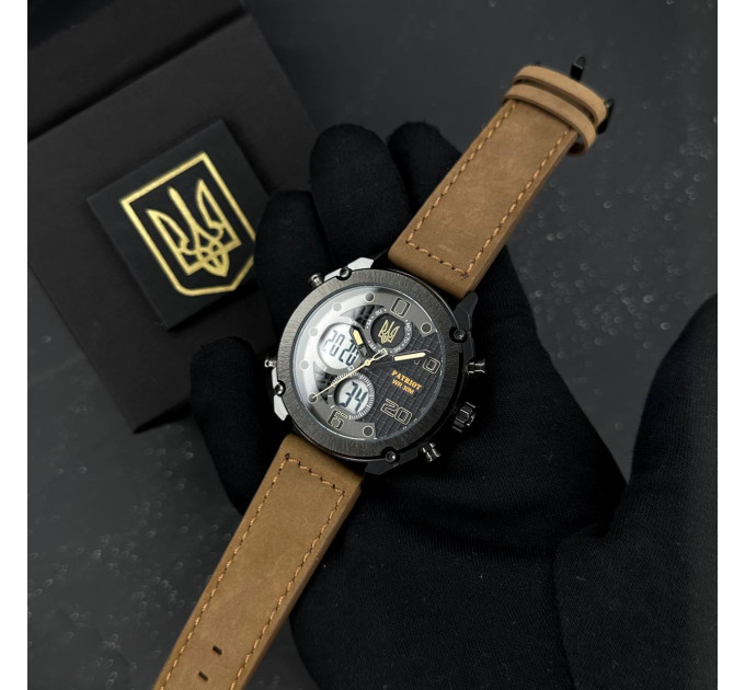 Patriot 017BKBR Тризуб золото Black-Brown