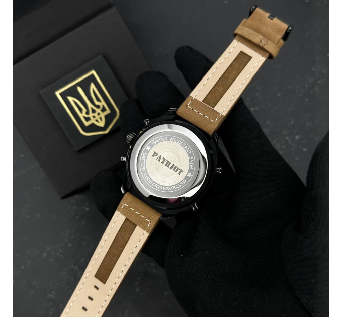Patriot 017BKBR Тризуб золото Black-Brown