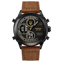 Patriot 017BKBRBK Тризуб золото Black-Brown-Black.