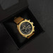 Patriot 016 Gold-Black-Brown Тризуб золото