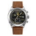 Patriot 016 Silver-Black-Brown Тризуб золото