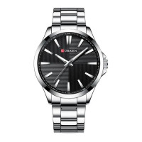 Curren 8407 Silver-Black