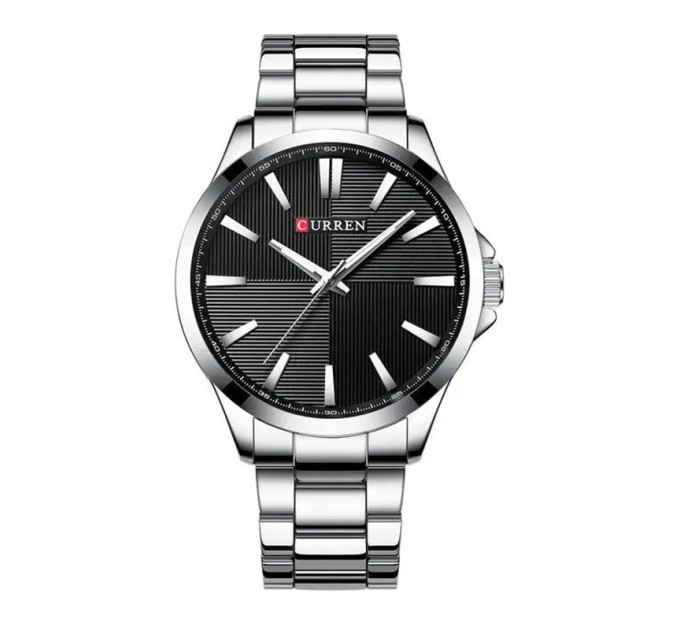Curren 8407 Silver-Black