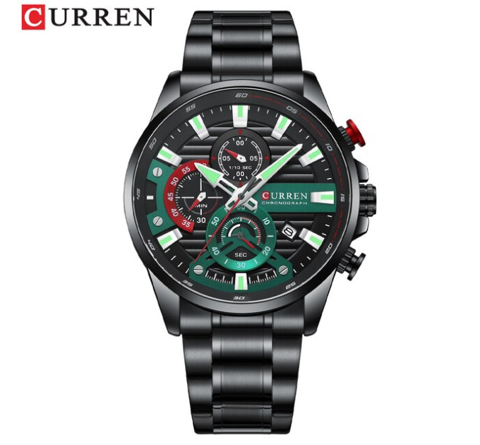Curren 8415 Black-Green